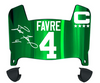 Brett Favre Green Bay Packers Mini Football Helmet Visor w/ Clips - PICK COLOR
