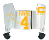 Brett Favre Green Bay Packers Mini Football Helmet Visor w/ Clips - PICK COLOR