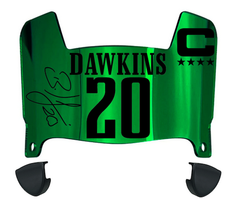 Brian Dawkins Philadelphia Eagles Mini Football Helmet Visor w/ Clips - PICK COLOR