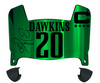 Brian Dawkins Philadelphia Eagles Mini Football Helmet Visor w/ Clips - PICK COLOR