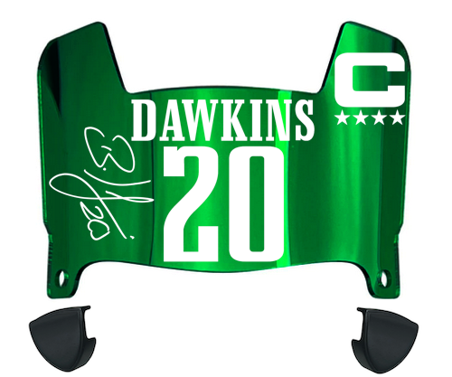 Brian Dawkins Philadelphia Eagles Mini Football Helmet Visor w/ Clips - PICK COLOR