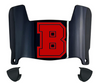 Brown Bears Mini Football Helmet Visor Shield w/ Clips - PICK VISOR & LOGO COLOR