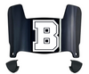 Brown Bears Mini Football Helmet Visor Shield w/ Clips - PICK VISOR & LOGO COLOR