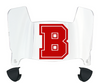 Brown Bears Mini Football Helmet Visor Shield w/ Clips - PICK VISOR & LOGO COLOR