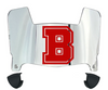 Brown Bears Mini Football Helmet Visor Shield w/ Clips - PICK VISOR & LOGO COLOR