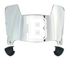 Brown Bears Mini Football Helmet Visor Shield w/ Clips - PICK VISOR & LOGO COLOR