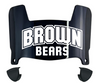 Brown Bears Mini Football Helmet Visor Shield w/ Clips - PICK VISOR & LOGO COLOR