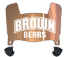 Brown Bears Mini Football Helmet Visor Shield w/ Clips - PICK VISOR & LOGO COLOR
