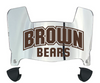 Brown Bears Mini Football Helmet Visor Shield w/ Clips - PICK VISOR & LOGO COLOR