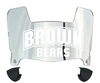 Brown Bears Mini Football Helmet Visor Shield w/ Clips - PICK VISOR & LOGO COLOR