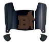 Brown Bears Mini Football Helmet Visor Shield w/ Clips - PICK VISOR & LOGO COLOR