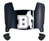 Brown Bears Mini Football Helmet Visor Shield w/ Clips - PICK VISOR & LOGO COLOR