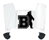Brown Bears Mini Football Helmet Visor Shield w/ Clips - PICK VISOR & LOGO COLOR