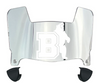 Brown Bears Mini Football Helmet Visor Shield w/ Clips - PICK VISOR & LOGO COLOR