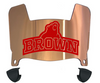 Brown Bears Mini Football Helmet Visor Shield w/ Clips - PICK VISOR & LOGO COLOR