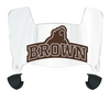 Brown Bears Mini Football Helmet Visor Shield w/ Clips - PICK VISOR & LOGO COLOR
