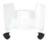 Brown Bears Mini Football Helmet Visor Shield w/ Clips - PICK VISOR & LOGO COLOR