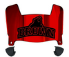 Brown Bears Mini Football Helmet Visor Shield w/ Clips - PICK VISOR & LOGO COLOR