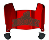 Brown Bears Mini Football Helmet Visor Shield w/ Clips - PICK VISOR & LOGO COLOR