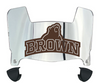 Brown Bears Mini Football Helmet Visor Shield w/ Clips - PICK VISOR & LOGO COLOR