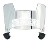 Brown Bears Mini Football Helmet Visor Shield w/ Clips - PICK VISOR & LOGO COLOR