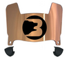 Brown Bears Mini Football Helmet Visor Shield w/ Clips - PICK VISOR & LOGO COLOR