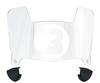Brown Bears Mini Football Helmet Visor Shield w/ Clips - PICK VISOR & LOGO COLOR