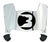 Brown Bears Mini Football Helmet Visor Shield w/ Clips - PICK VISOR & LOGO COLOR
