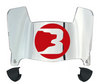 Brown Bears Mini Football Helmet Visor Shield w/ Clips - PICK VISOR & LOGO COLOR