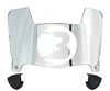 Brown Bears Mini Football Helmet Visor Shield w/ Clips - PICK VISOR & LOGO COLOR