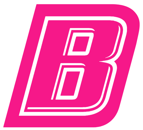 Bryant Bulldogs Hot Pink B Logo Premium DieCut Vinyl Decal PICK SIZE