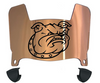 Bryant Bulldogs Mini Football Helmet Visor Shield w/ Clips - PICK VISOR & LOGO COLOR