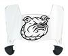 Bryant Bulldogs Mini Football Helmet Visor Shield w/ Clips - PICK VISOR & LOGO COLOR