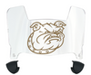Bryant Bulldogs Mini Football Helmet Visor Shield w/ Clips - PICK VISOR & LOGO COLOR