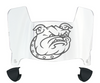 Bryant Bulldogs Mini Football Helmet Visor Shield w/ Clips - PICK VISOR & LOGO COLOR