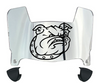 Bryant Bulldogs Mini Football Helmet Visor Shield w/ Clips - PICK VISOR & LOGO COLOR