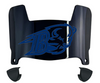 Bucknell Bison Mini Football Helmet Visor Shield w/ Clips - PICK VISOR & LOGO COLOR