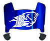 Bucknell Bison Mini Football Helmet Visor Shield w/ Clips - PICK VISOR & LOGO COLOR