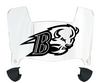 Bucknell Bison Mini Football Helmet Visor Shield w/ Clips - PICK VISOR & LOGO COLOR