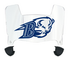 Bucknell Bison Mini Football Helmet Visor Shield w/ Clips - PICK VISOR & LOGO COLOR