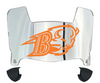 Bucknell Bison Mini Football Helmet Visor Shield w/ Clips - PICK VISOR & LOGO COLOR
