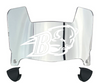 Bucknell Bison Mini Football Helmet Visor Shield w/ Clips - PICK VISOR & LOGO COLOR