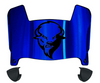 Bucknell Bison Mini Football Helmet Visor Shield w/ Clips - PICK VISOR & LOGO COLOR