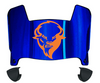 Bucknell Bison Mini Football Helmet Visor Shield w/ Clips - PICK VISOR & LOGO COLOR