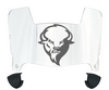 Bucknell Bison Mini Football Helmet Visor Shield w/ Clips - PICK VISOR & LOGO COLOR
