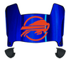 Bucknell Bison Mini Football Helmet Visor Shield w/ Clips - PICK VISOR & LOGO COLOR