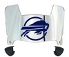 Bucknell Bison Mini Football Helmet Visor Shield w/ Clips - PICK VISOR & LOGO COLOR