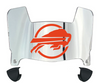 Bucknell Bison Mini Football Helmet Visor Shield w/ Clips - PICK VISOR & LOGO COLOR