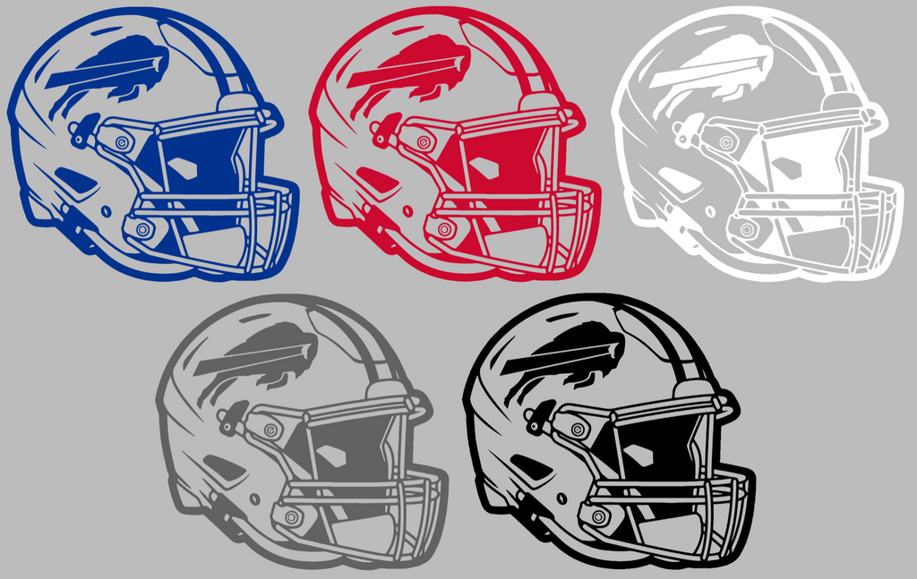 Buffalo Bills Football Helmet Premium DieCut Vinyl Decal PICK COLOR & SIZE