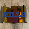 Buffalo Bills Full Size Football Helmet Visor Shield Red Iridium Mirror w/ Clips - PICK LOGO COLOR